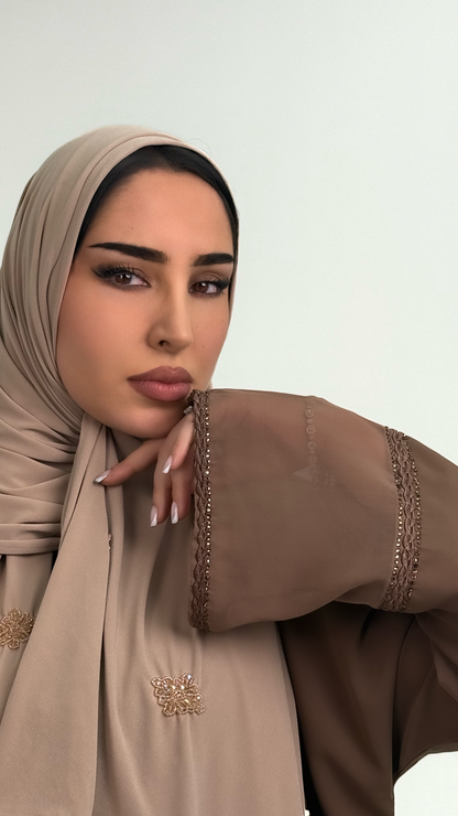 Abaya Taupe