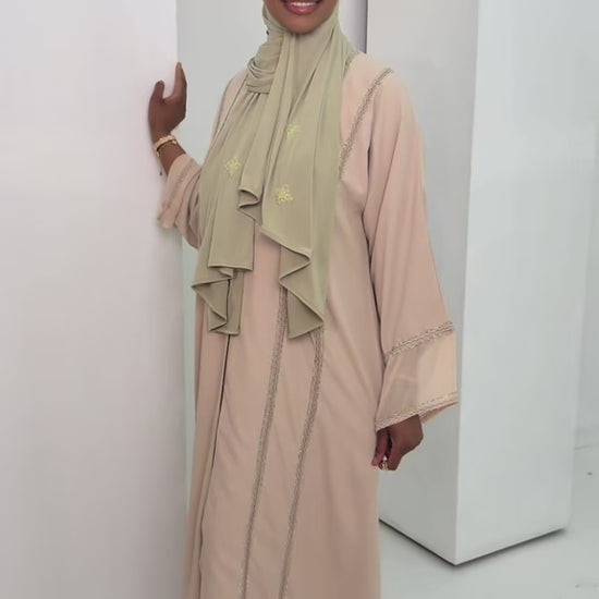 abaya beige layali 6